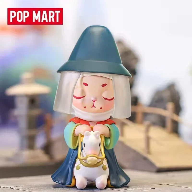 

POP MART Bunny Hanfu Series слепая коробка Mystery Box Kawaii украшения фигурки домашний декор настольная модель куклы для девочек подарок модель игрушки
