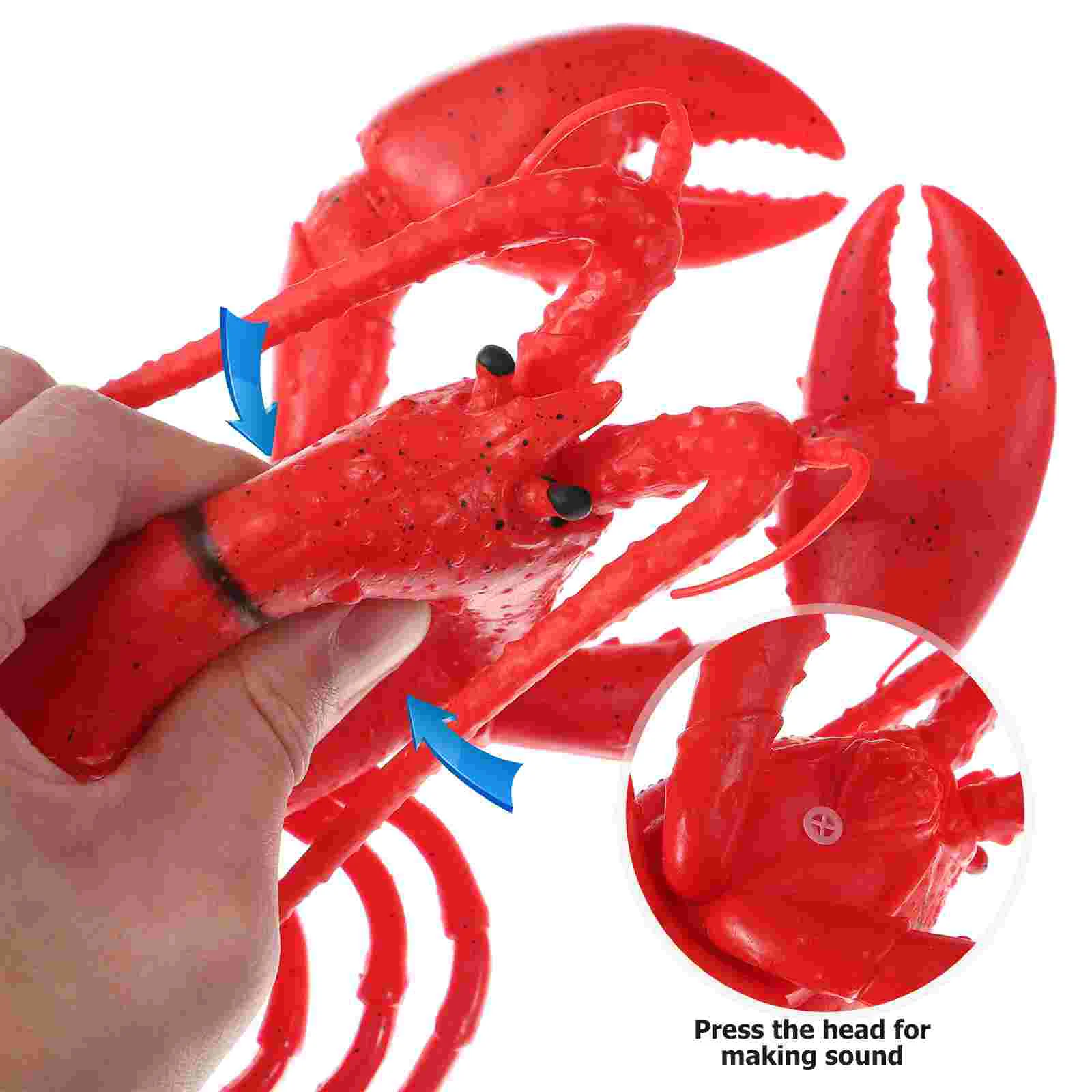 Toy Children Lobster Model Simulated Shape Modeling Swimming Water Playing Squeeze Cartoon Baby