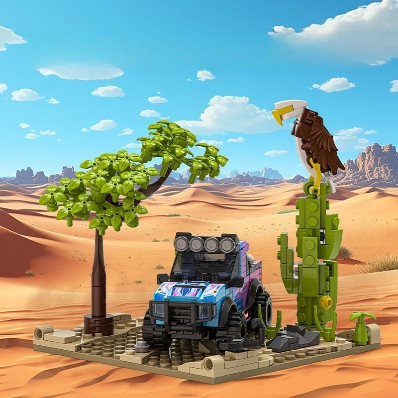 SEMBO กีฬารถบล็อกอาคาร MOC Racing รถรุ่น Off-Road ประกอบอิฐชุดก่อสร้างรถสําหรับของเล่นเด็กของขวัญเด็ก