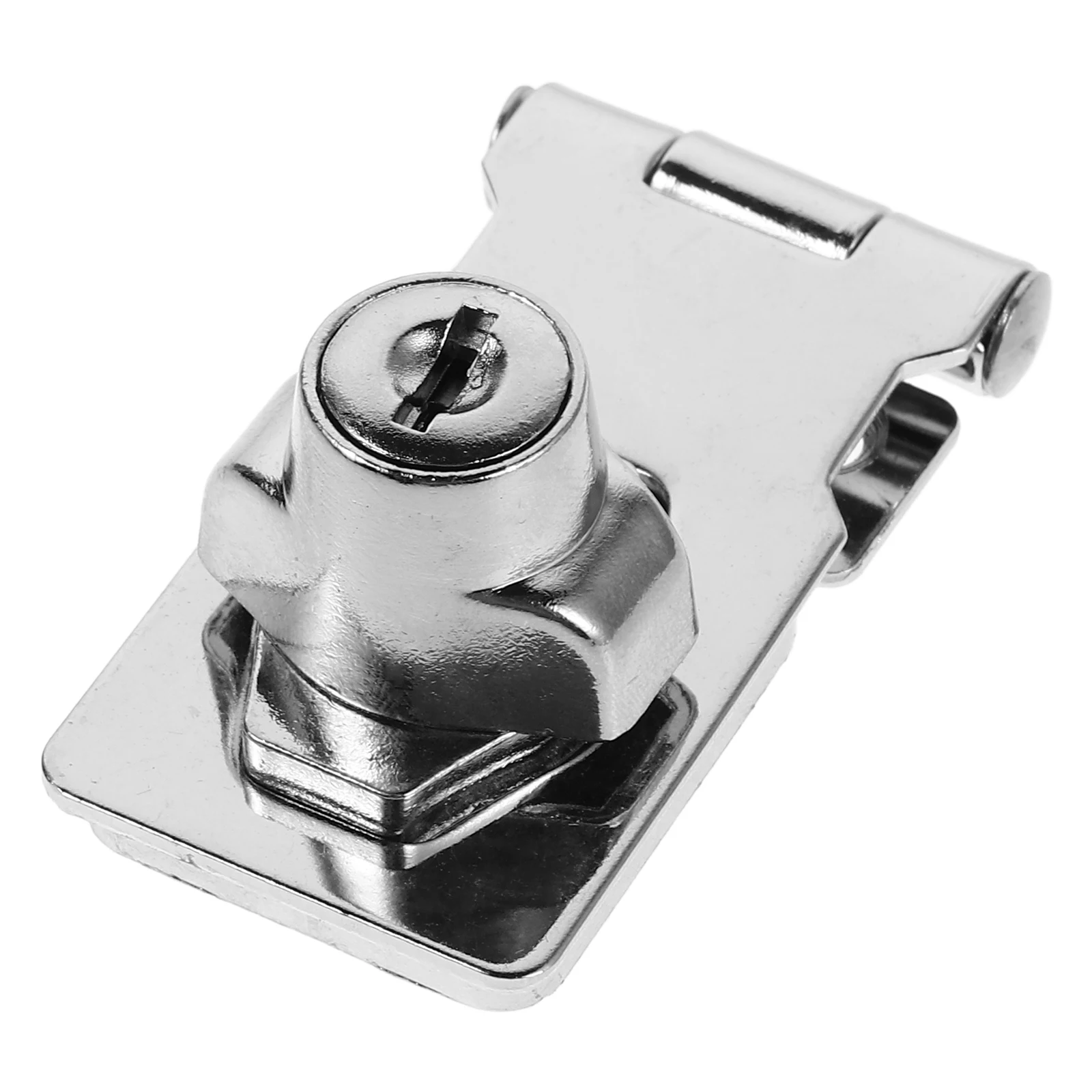 

Cabinet Locks Drawer Door Hasp Latch No Drilling Keys Metal Hardware Sturdy Reliable Enhanced Security Versatile Use Modern
