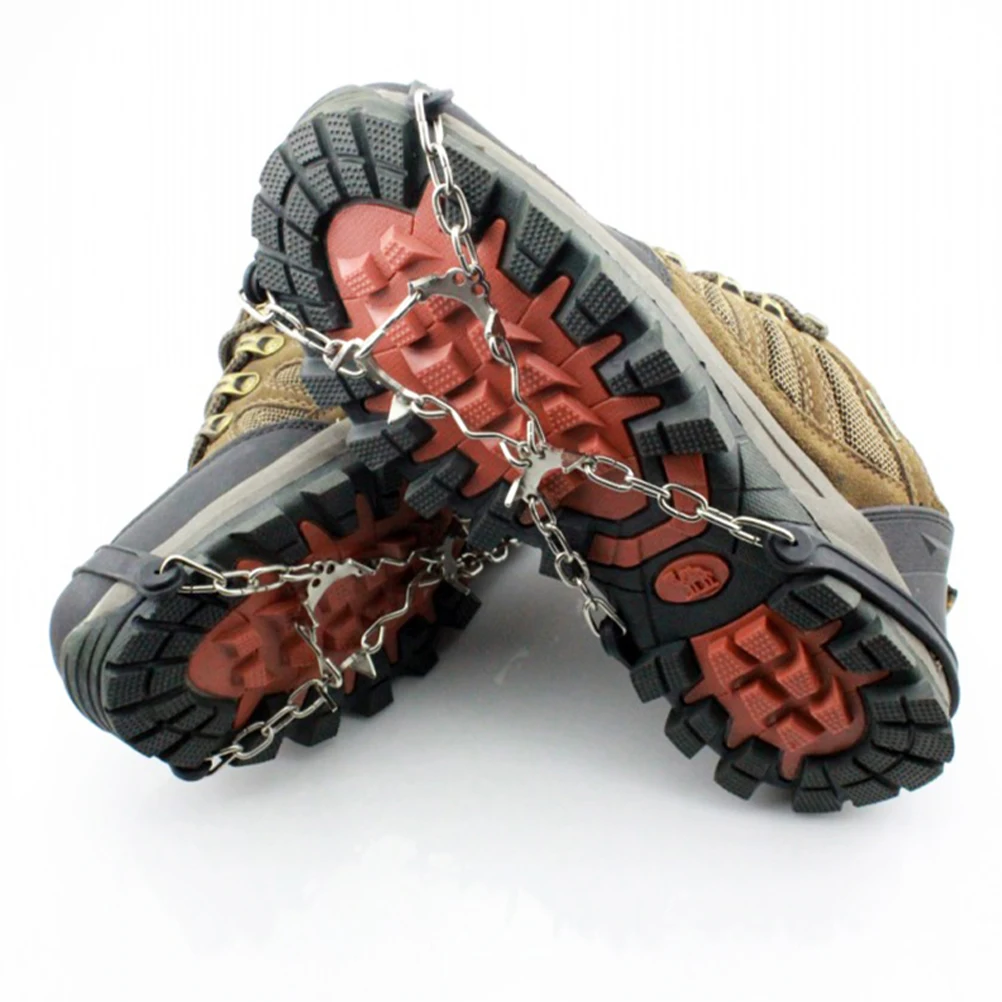 

2 Pcs Crampon Shoe Covers Ice Cleat Spikes Crampons Snow Grips for Boots Cleats Shoes