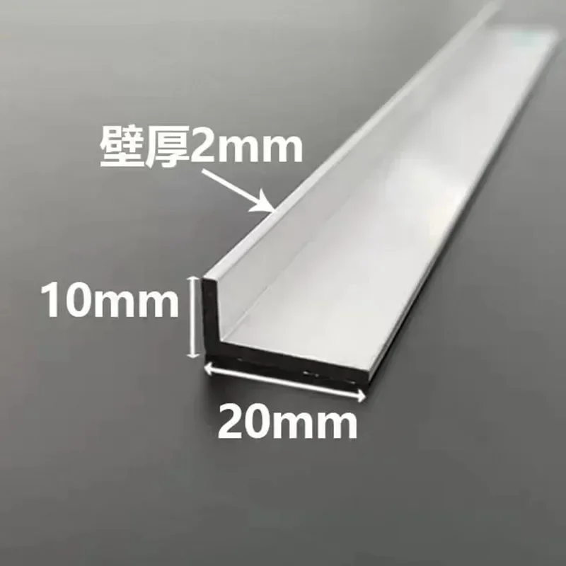 10x10mm 10x20 10x30 10x40mm Right Angle aluminum L-shaped 6063 AL aluminum alloy Aluminum edging triangle profile