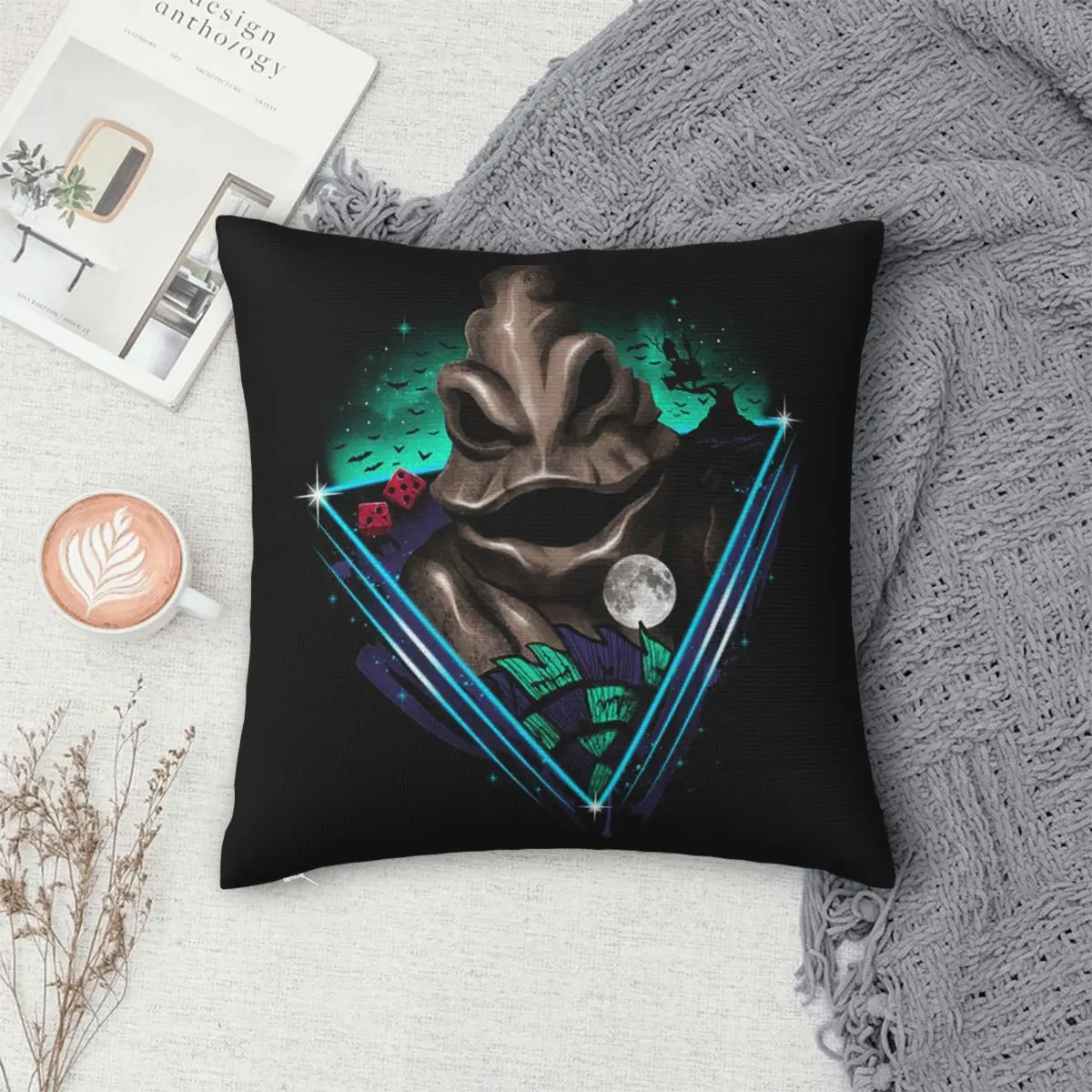 

Квадратная наволочка Oogie Boogie, наволочка, наволочка для домашнего дивана, гостиной