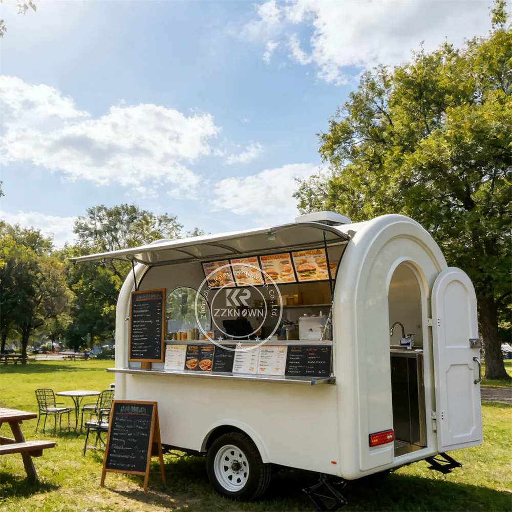 

Outdoor Catering Food Truck Mobile Kitchen Juice Beverage Trailer Food Cart Pizza Food Trailer Truck Fully Equipped