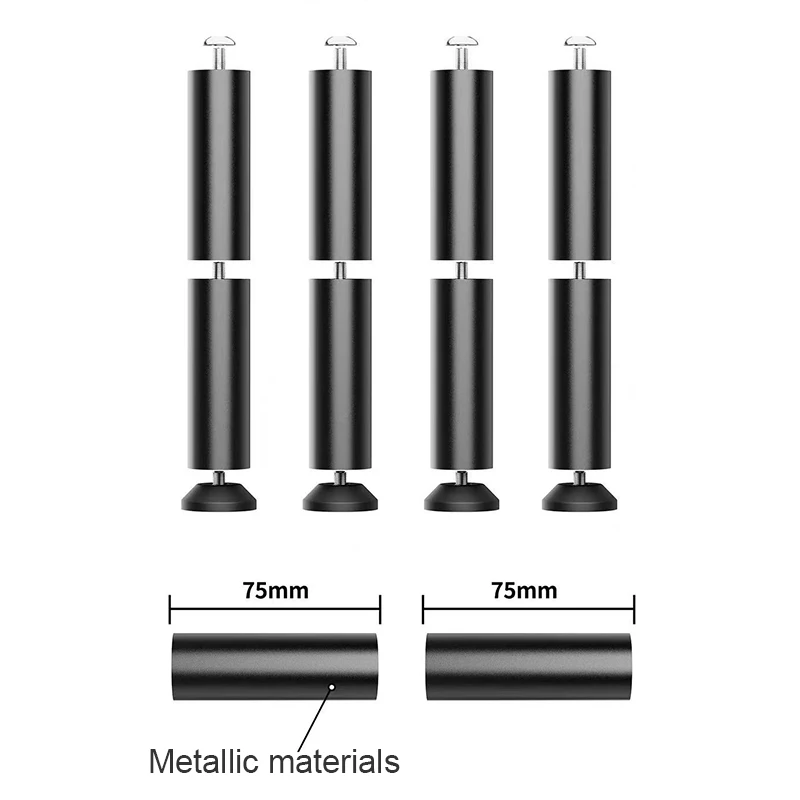 Laser Engraving Machine Leg Expansion Metal Heightening Column 150MM Heighten Kit Can Be Used With Y-axis Rotary Roller Module