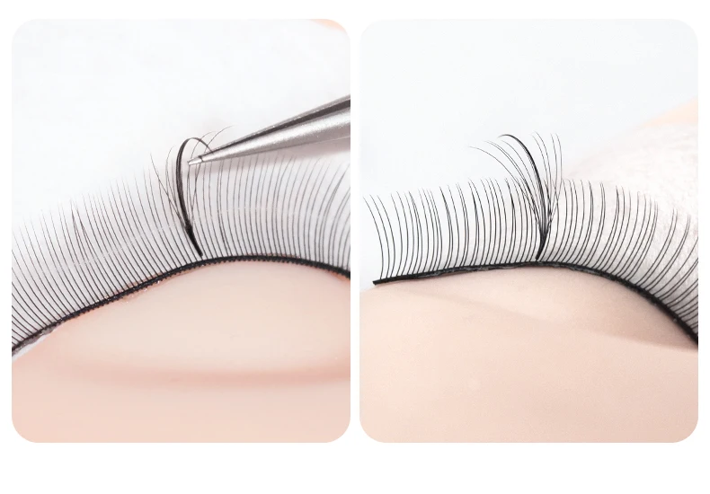 SongLash 5D/9D 05/07 Dicke 9–18 mm, vorgefertigtes Volumen, Wispy Fans Wimpern, handgefertigt, natürliche falsche Wimpern – Detail 6