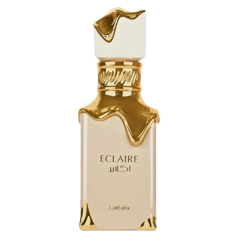 Lattafa Eclaire Vanilla Caramel Sweet Floral Eau de Parfum Fragancia duradera para mujer 3,40 onzas