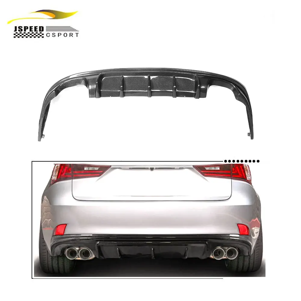 

Carbon Fiber Rear Bumper Diffuser for Lexus IS-F F Sport Bumper Only 2013UP