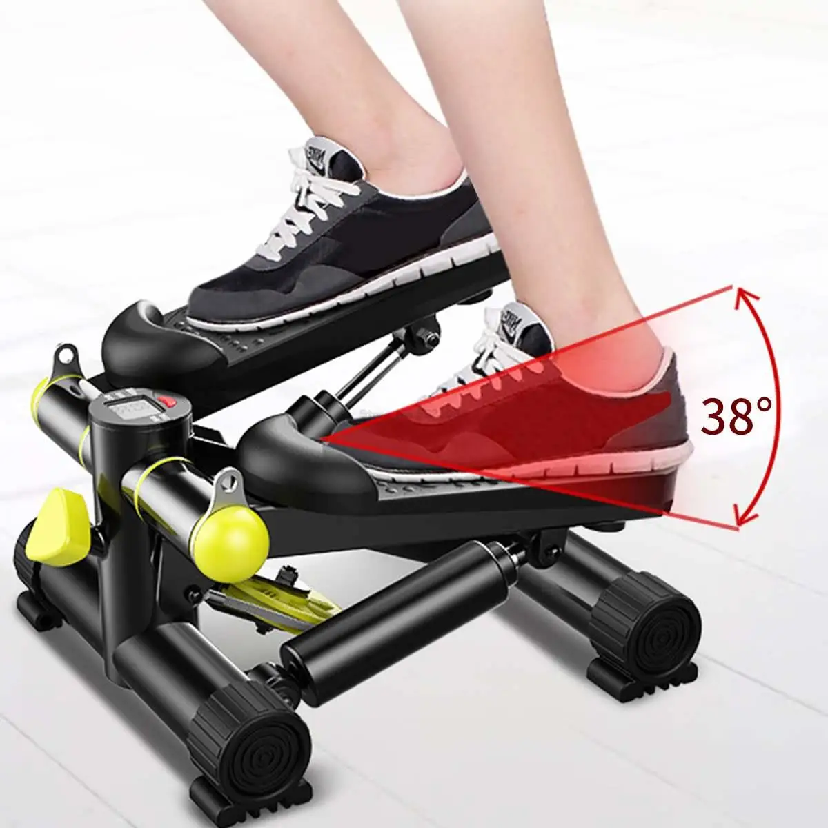 Running Machine Stepper Elliptical Trainer Fitness Mini Aerobic Stepper Platform Equipment Pedal Exerciser Treadmill