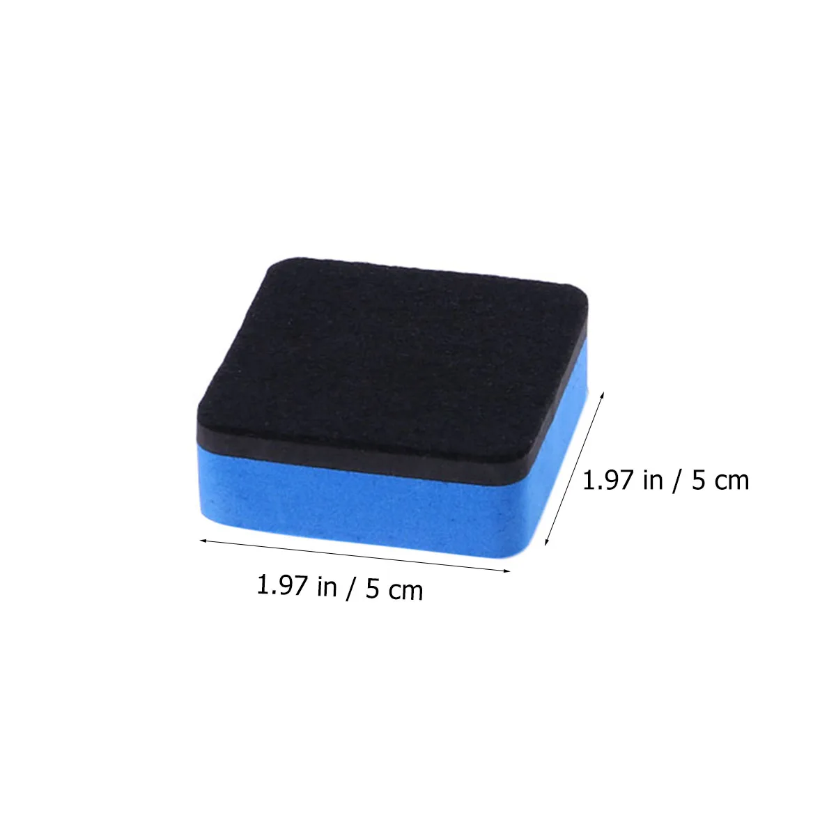 

30 Pcs Magnetic Whiteboard Eraser Lightweight School Office Supplies Blue Color Kids Use Clean Soft Surface