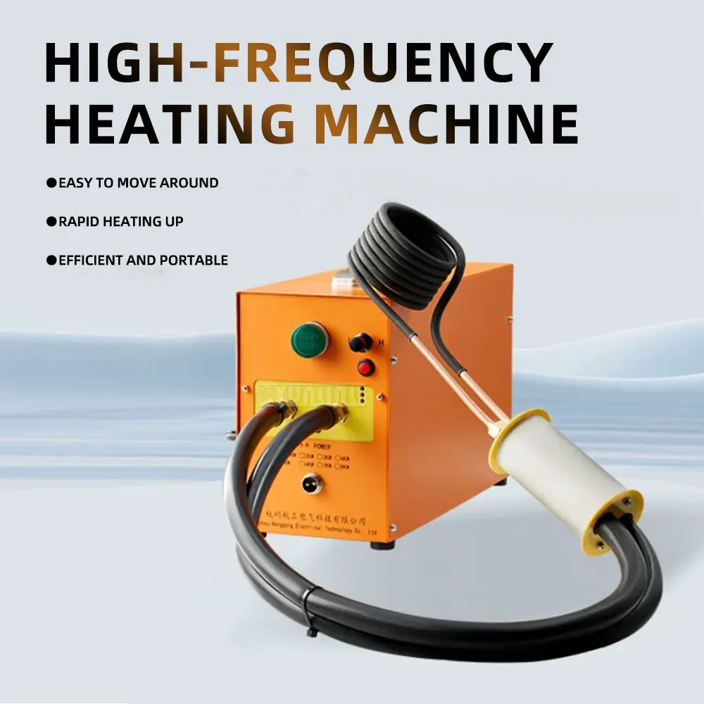 Small Metal Heater, 220-Volt High-Frequency Induction Heater, Electromagnetic Heating Furnace