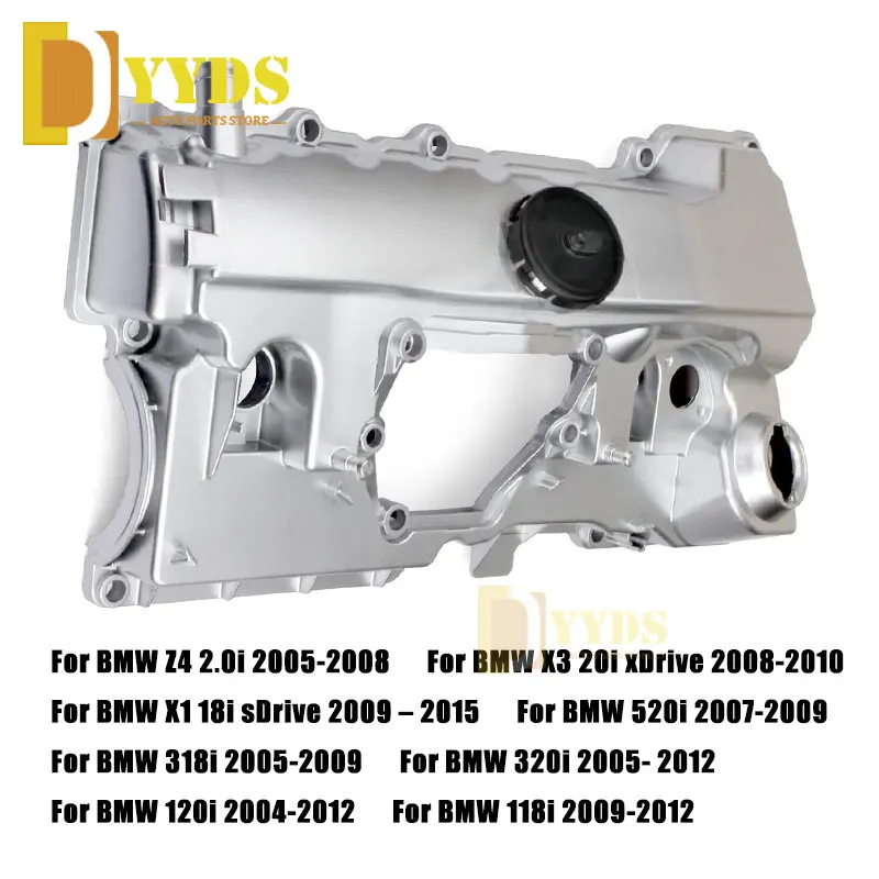 جديد الألومنيوم غطاء صمام المحرك 11128645888 لسيارات BMW Z4 X3 X1 520i 318i 320i 120i 118i 2.0L 11127553171 11120032224 #2