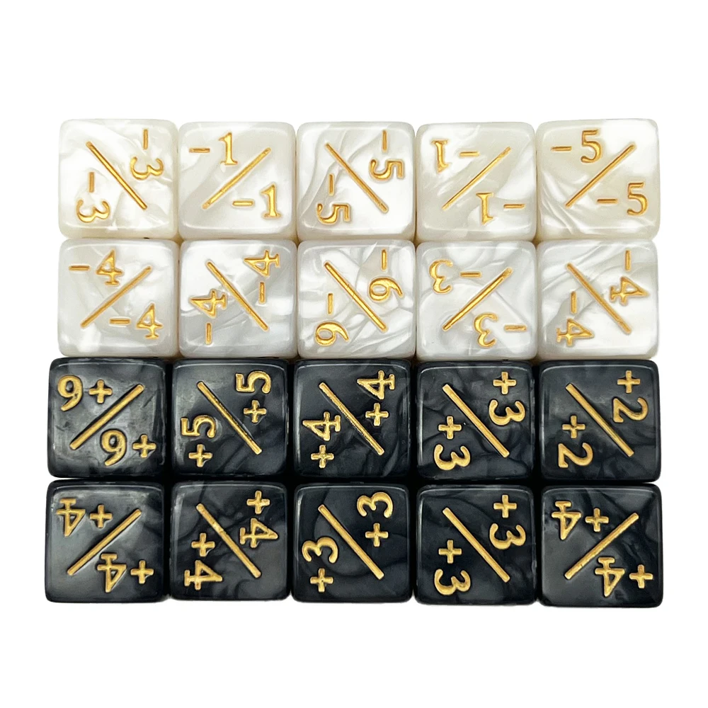 10 Pieces Dice Counters Token Dice, D6 Dice Compatible with Card Game Accessories image 3