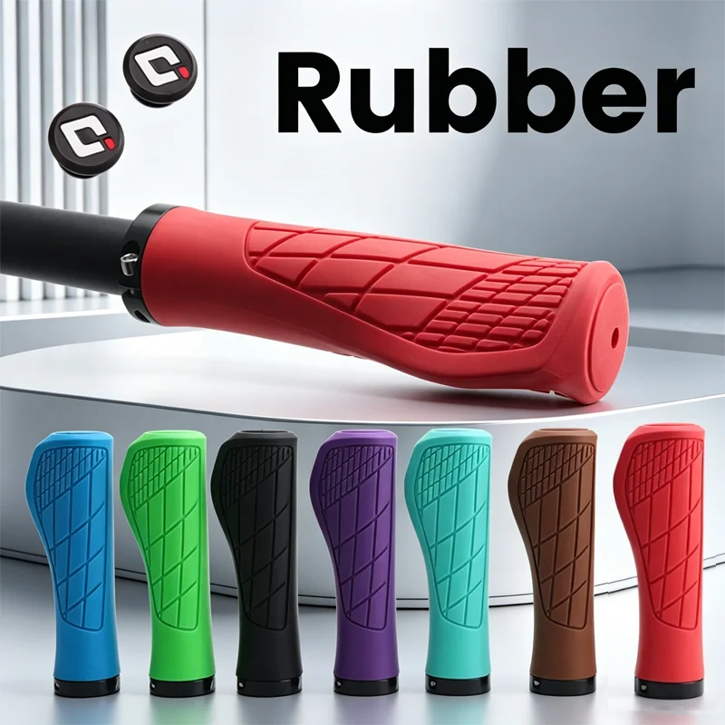 Puños de Goma para Bicicleta Odi, Color Morado, Marrón, Rosa, Rojo, Azul, Verde, Negro, Puños para Manillar de Bicicleta de Montaña, Puños Antideslizantes, Suaves, para Bicicleta de Carretera