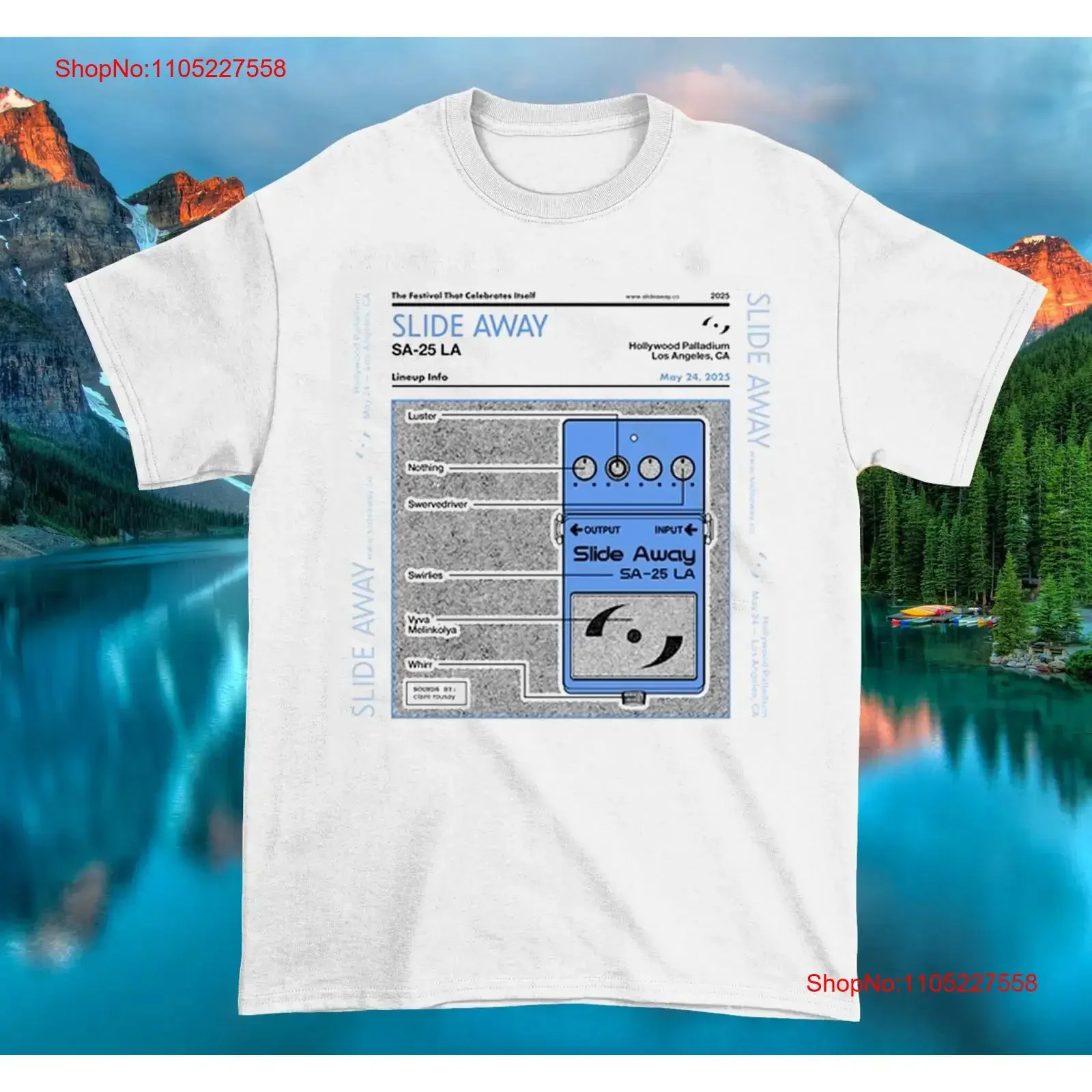 Whirr Band Slide Way Music Festival May T Shirt Full Size S 5XL vintage Washed Soft streetwear Stretched designer clothes