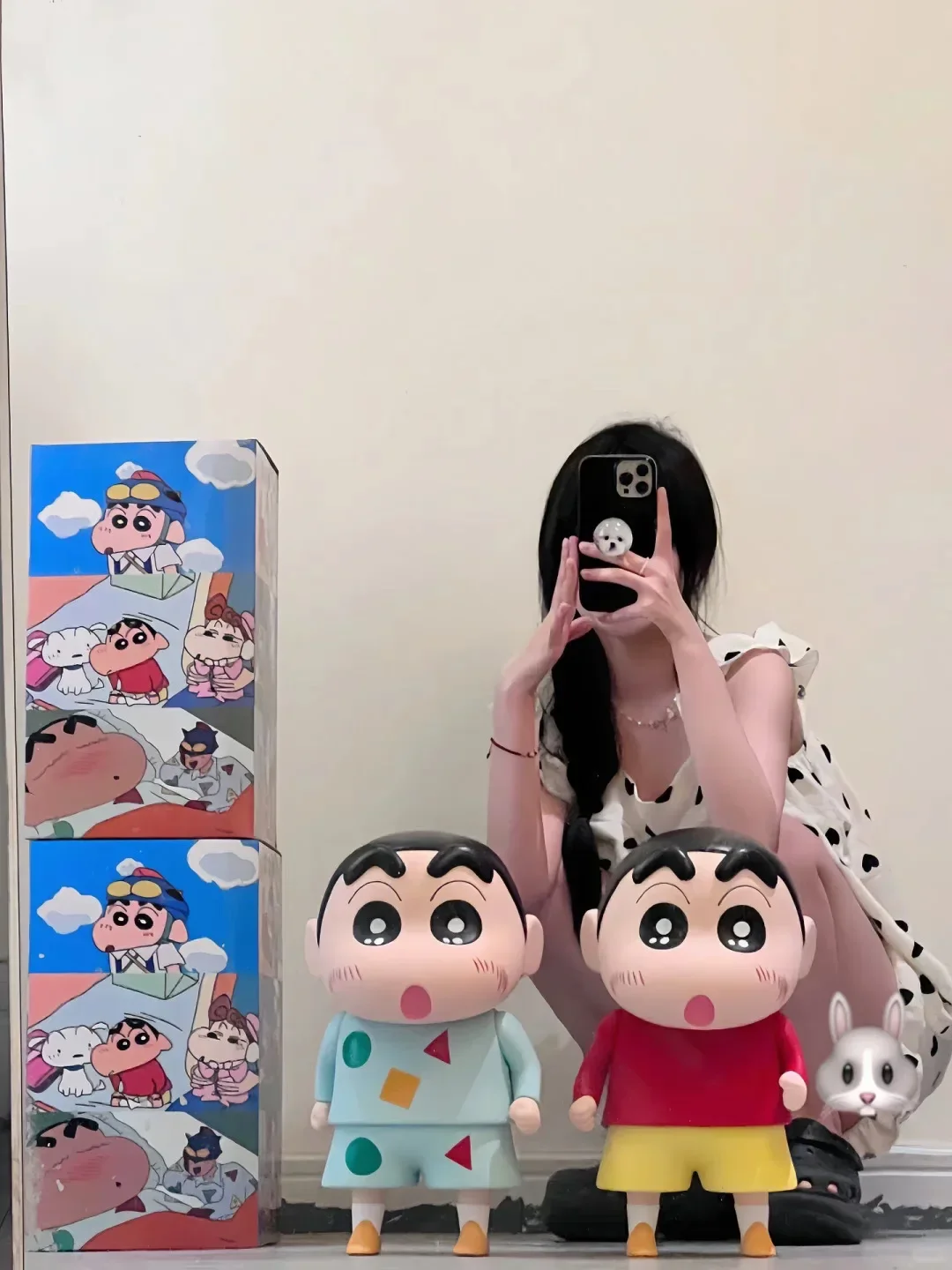 23CM NEUE Crayon Shin-Chan Figuren Peripherie-Serie Modellauto-Ornament Sammlerpuppe Dekoration Geburtstagsgeschenke – Detail 5
