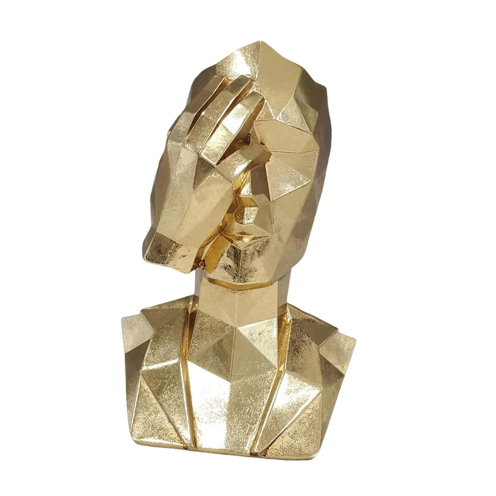 Thinker Statue, Ornament, Sculpture, Abstract Figure for Table Decoration,