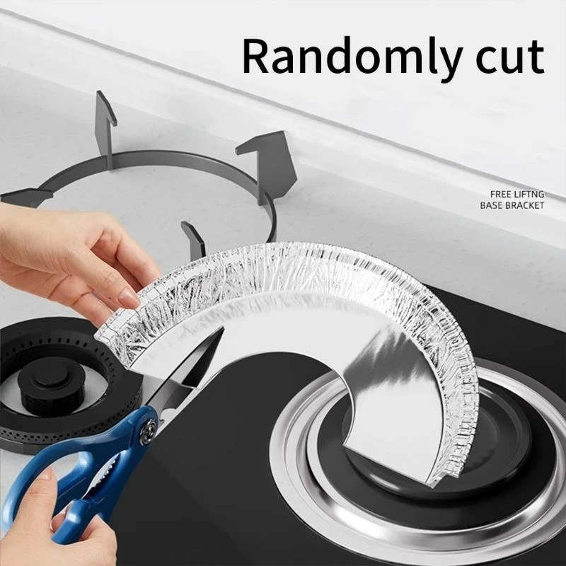 Aluminum Foil Covers Heat Resistant and Easy to Clean Stove Burners Liners
