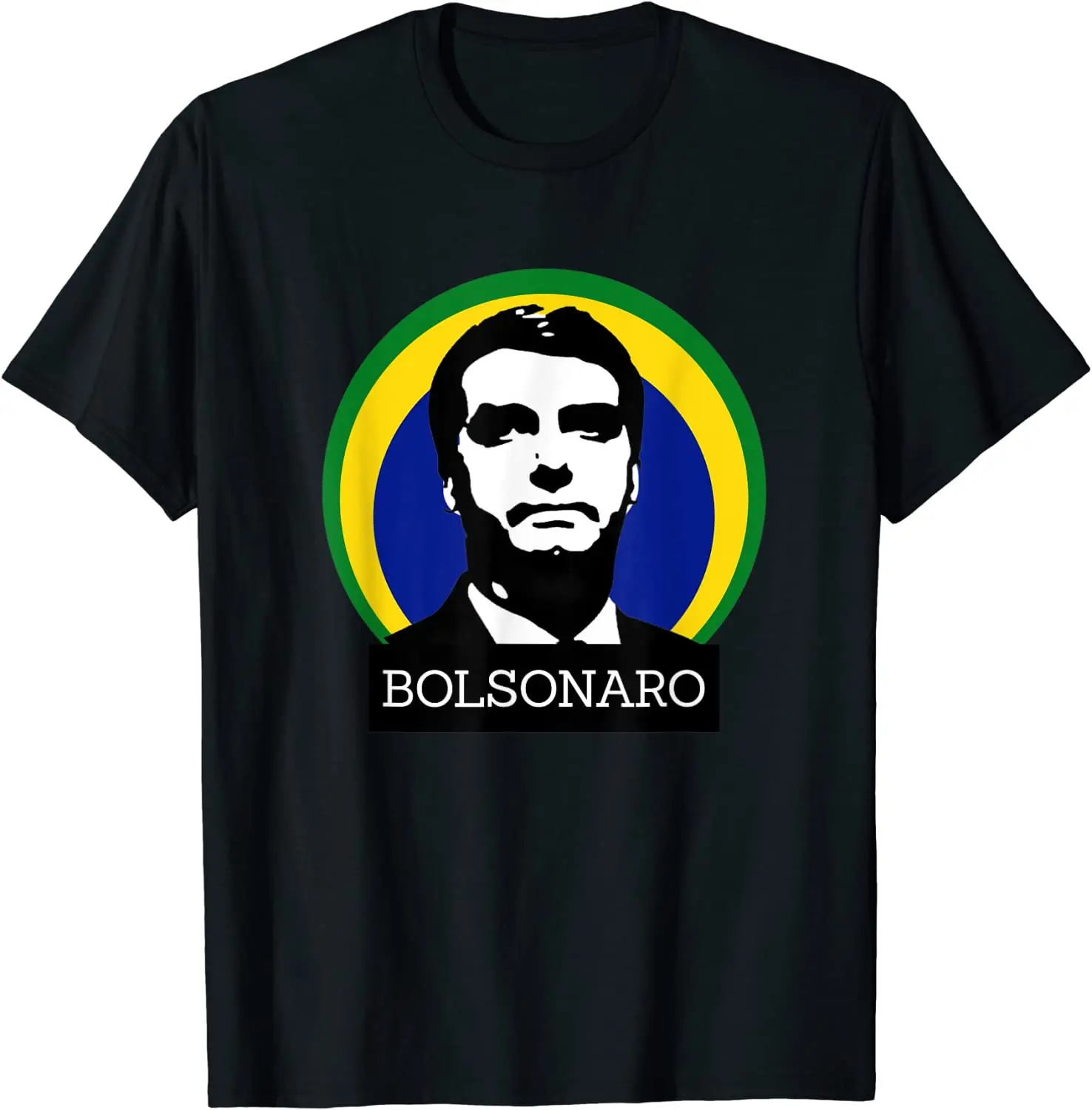 Bolsonaro Presidente 2022 Brasil - Camiseta Men T-Shirt Short Sleeve Casual 100% Cotton O-Neck Summer T Shirt