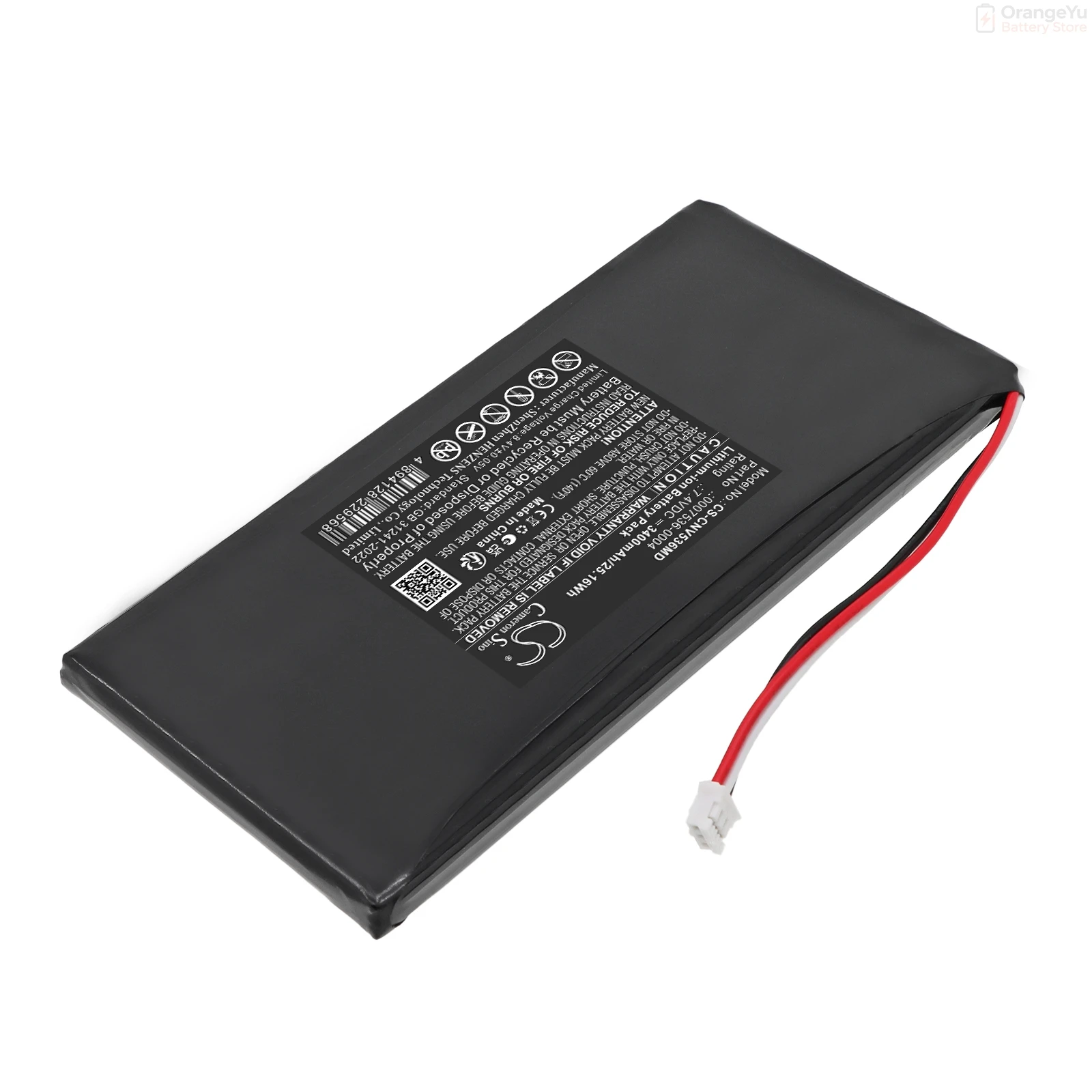 Replacement 7.4V 3400mAh Medical Li-ion Battery for LAP CARINAnav Smart laser control 0007536-0004