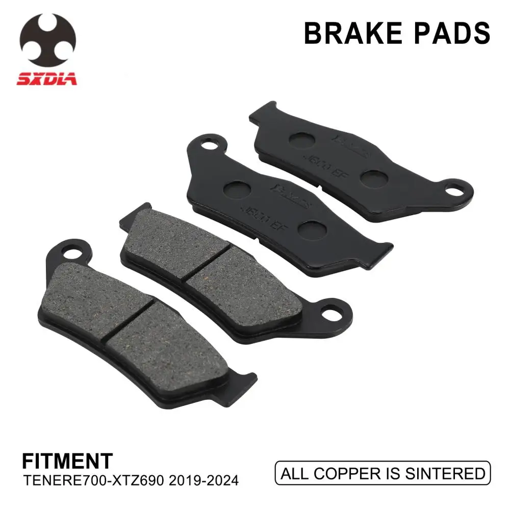 For YAMAHA TENERE700 TENERE 700 XTZ 690 XTZ690 Motorcycle Accessories Front Rear Brake Pads Dirt Pit Bike Off-road Traveling