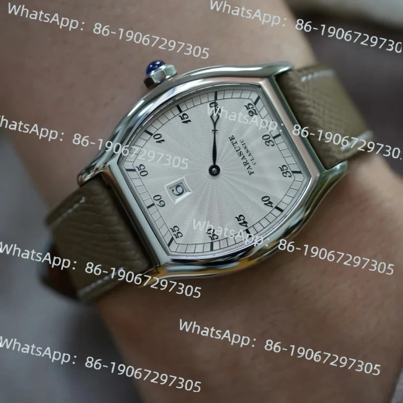 

Retro Chronograph Fashion Barrel-shaped Ultra-thin Men's Watch Movement Automatic Mechanical