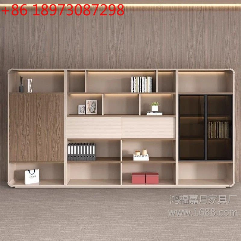 

Офисный простой офисный шкаф для данных, деревянный шкаф для документов, шкаф для документов, противоугонная комбинация пола