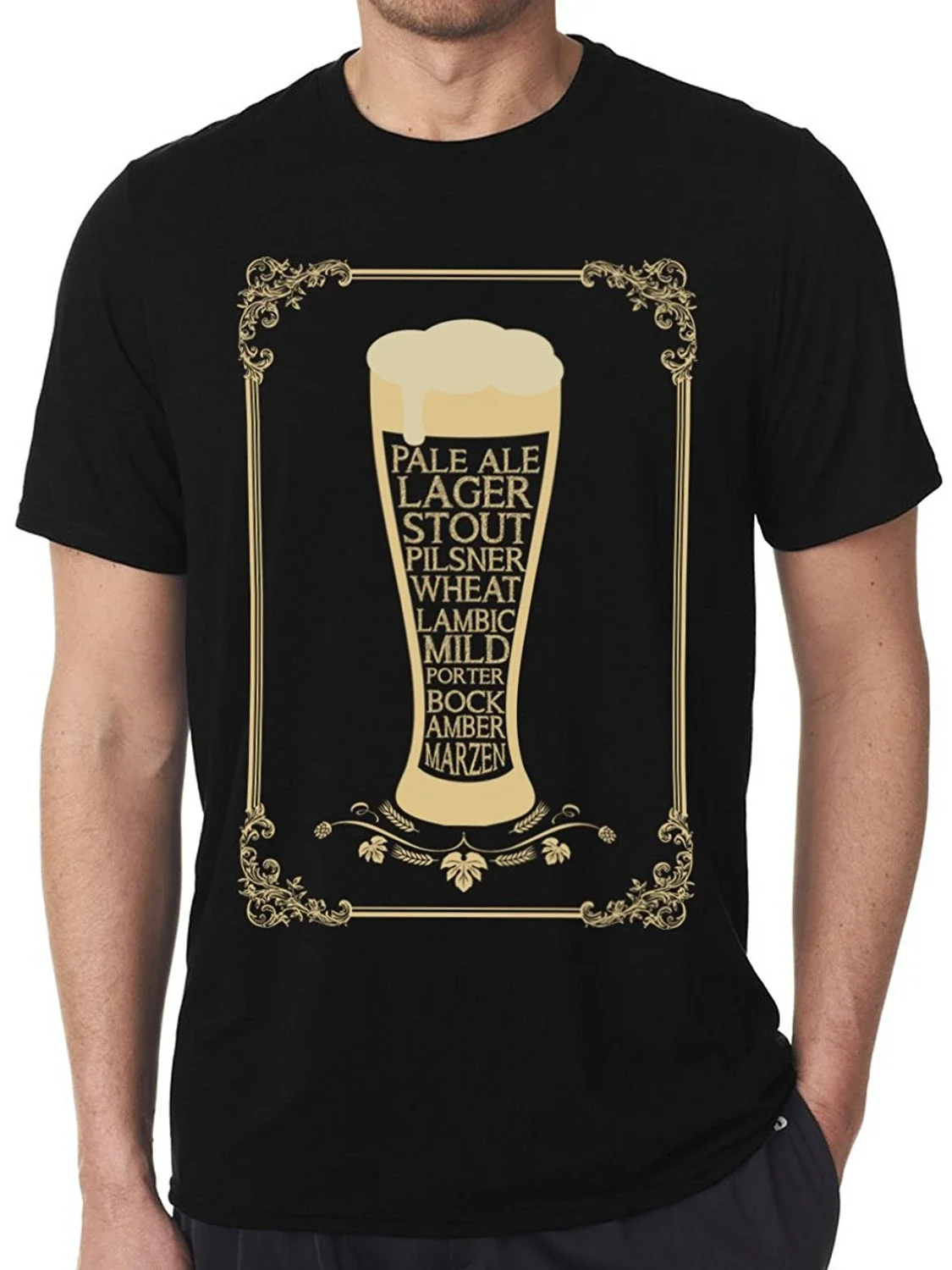Уникальное ремесленное пиво. Футболка для любителей пива, любителей пивоварни. Повседневная футболка из 100% хлопка с коротким рукавом и круглым вырезом, свободный верх, размер S-3XL