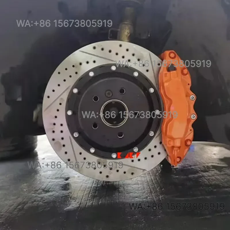 For  Wmwmnu  KLAKLE Auto Brake Systems 9040 Aluminum Alloy Brake Caliper Kit Center Bell Bracket 355mm  MK6 New