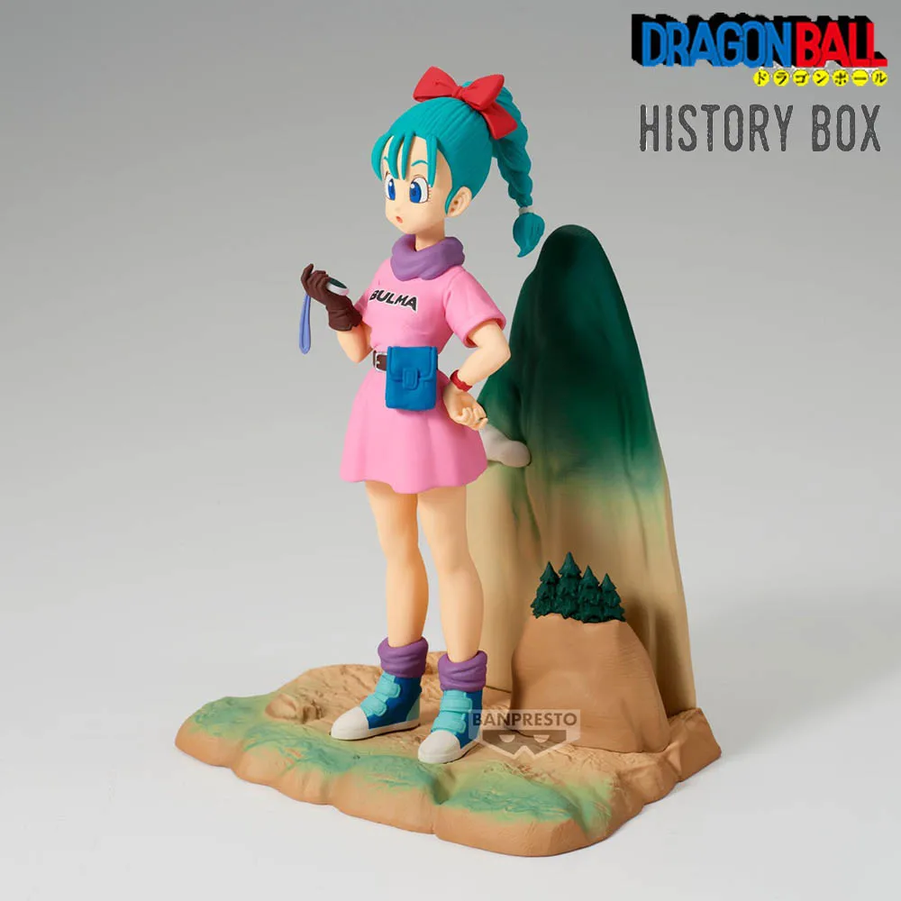 الأصلي حقيقية الشكل BANPRESTO صندوق التاريخ لعبة دراغون بول بولما أنيمي الشكل 13 سنتيمتر محاصر تحصيل نموذج اللعب حلية الهدايا