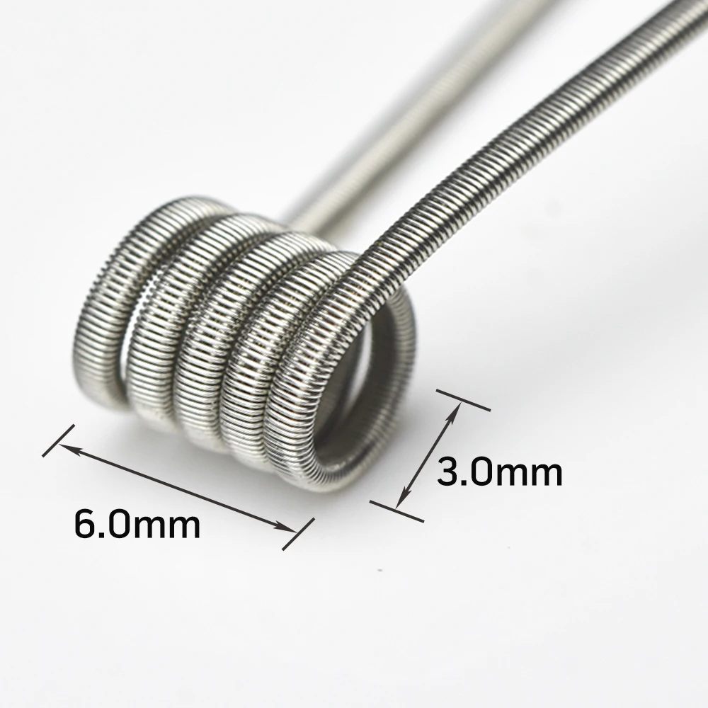 2pc Fused Clapton 0.3ohm Heat Coil 28GA*2+38GA Premade Resistance Wire Accessary Tool