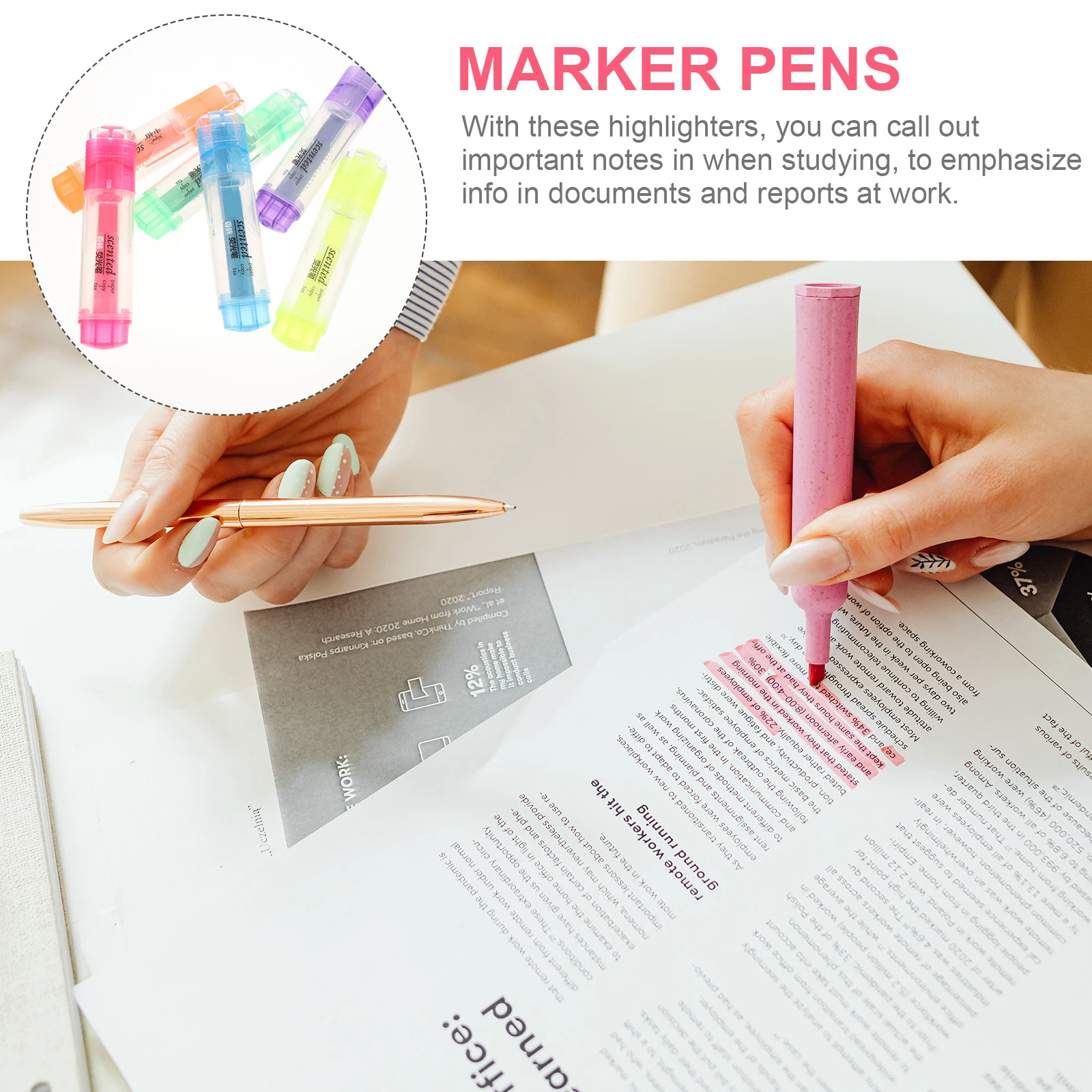 6pcs Highlighter Fluorescent Liquid Chalk Pen Light Color Maker Painting Drawing Pens for Whiteboard