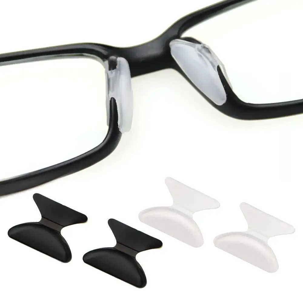 5Pairs Eyeglass/Sunglass Spectacles Anti-Slip Silicone Stick On Nose Pad