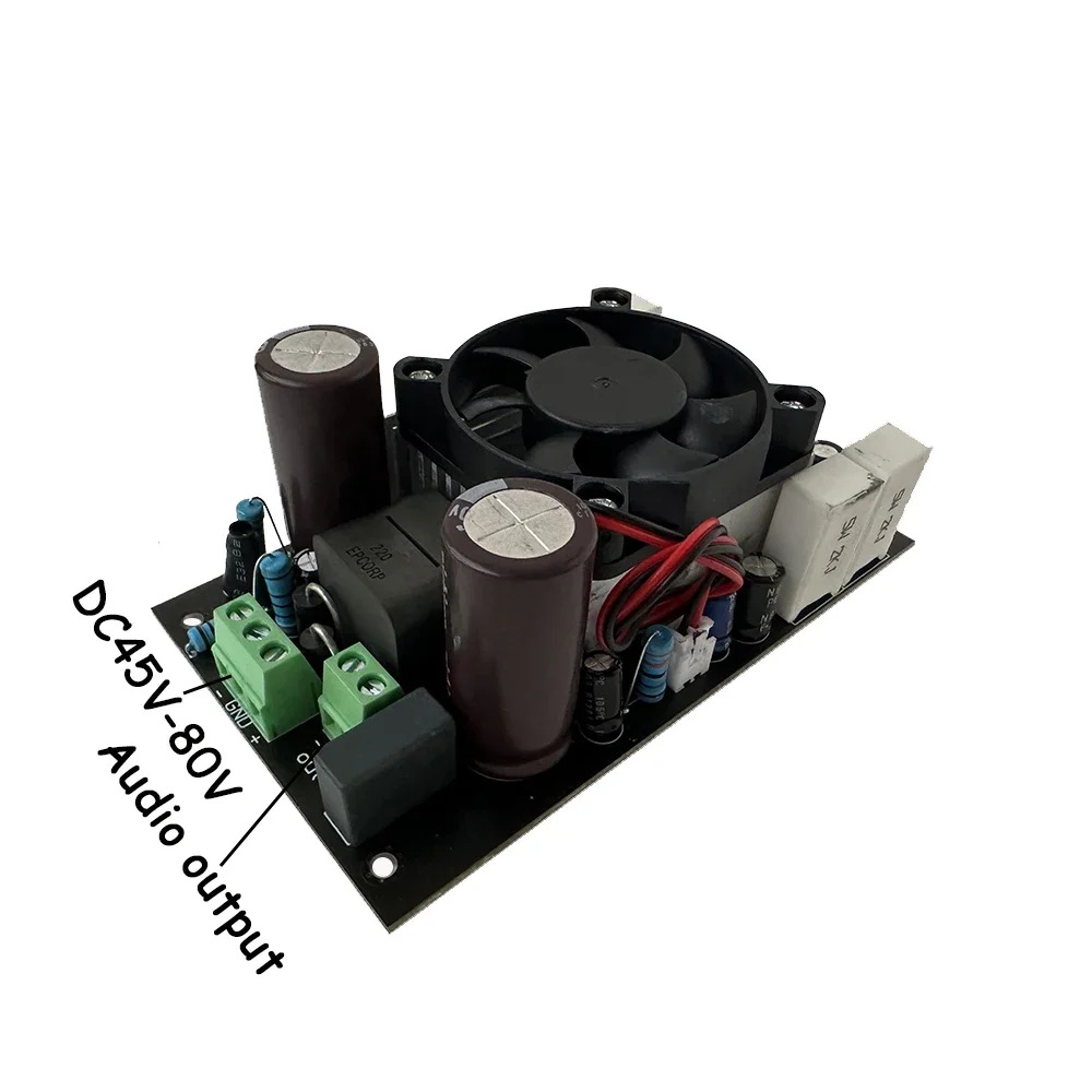 HIFI IRS2092 1000W Class D Digital Power Amplifier Board Subwoofer Full Frequency Power Amplifier Board DC45V-80V