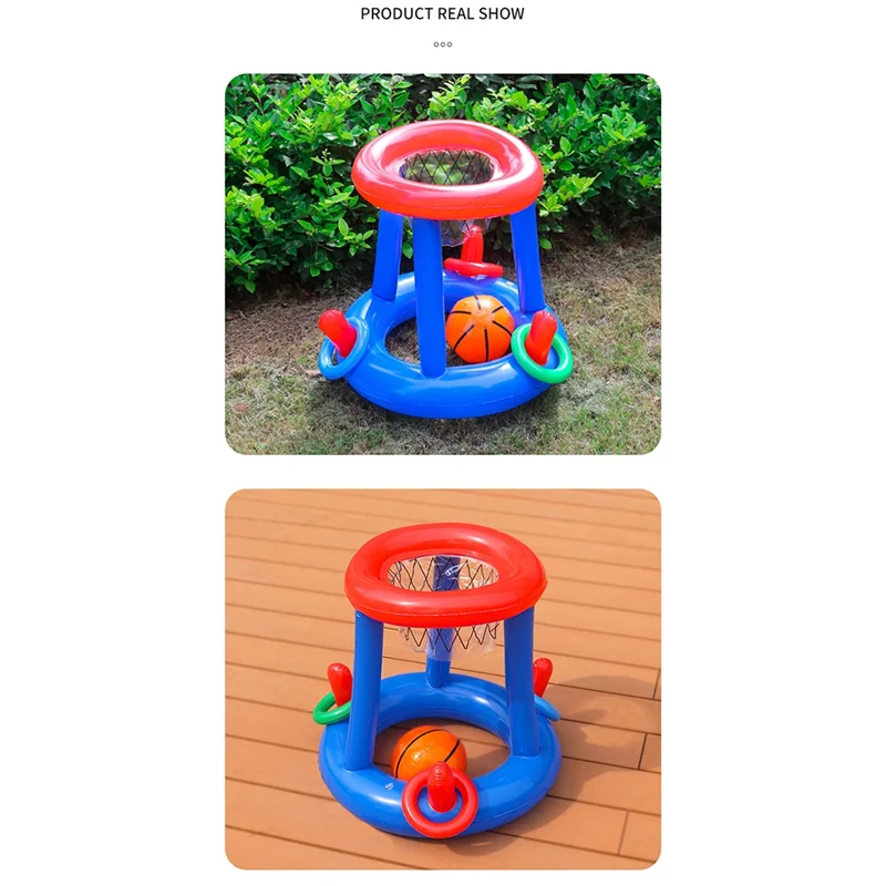 

A64T-Outdoor Swimming Water Games Pool Beach Accessories Inflatable Set Beach Fun Summer