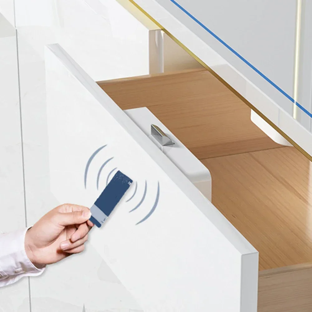 穴なしロック-電子引き出しロック-家庭用-オフィス用-完全なパッケージング-取り付けが簡単-高い盗難防止係数