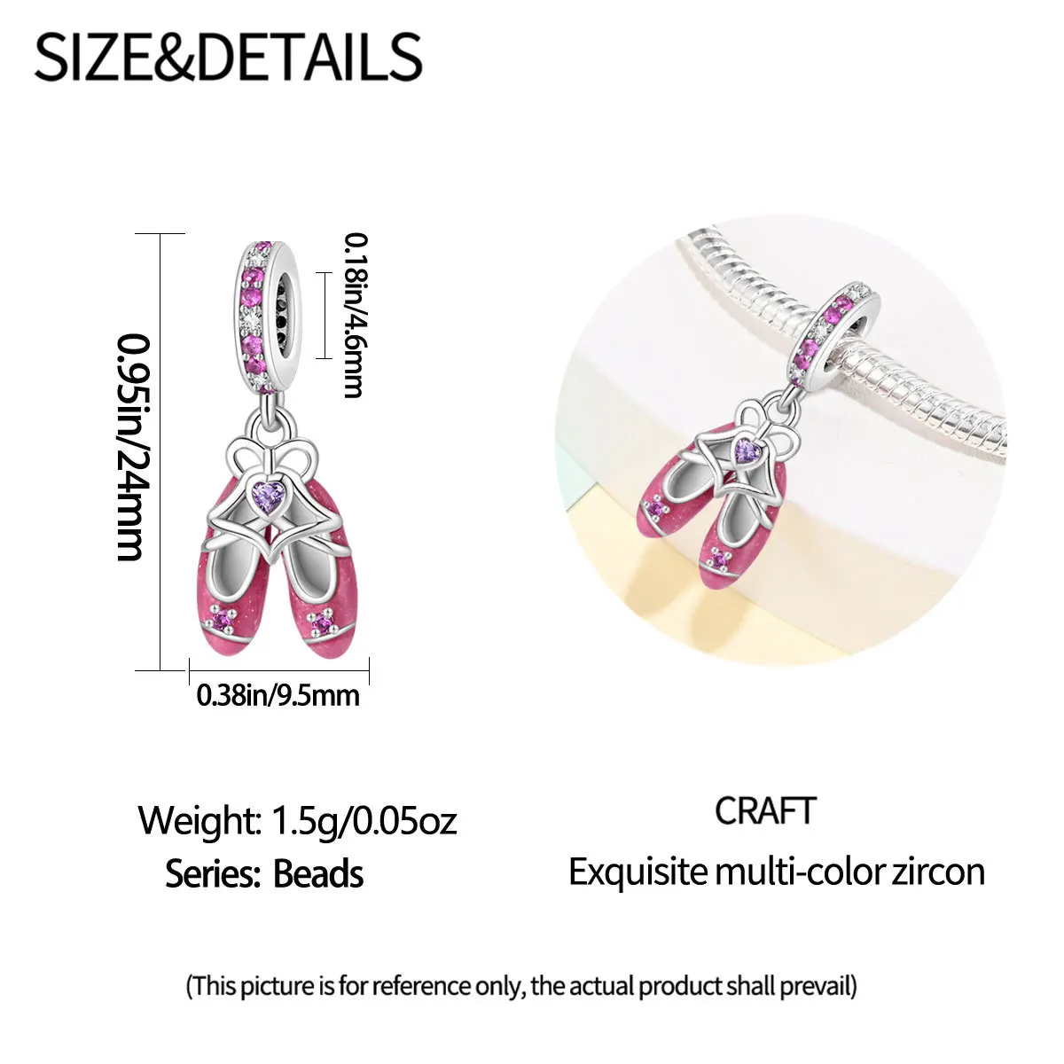 Original Charms Silver Plated Beads for DIY Bracelet Making