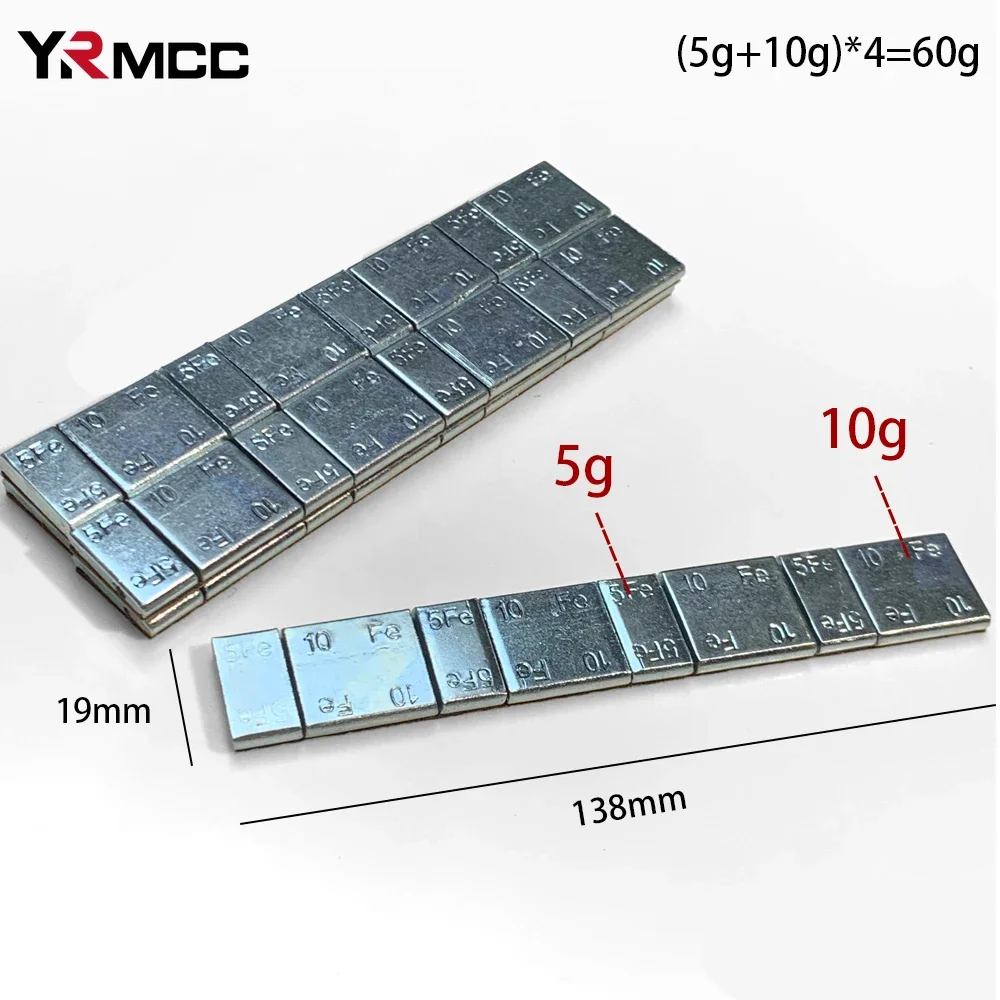 Car Tire Wheel Balancer Adhesive Iron Auto Tire Bar Tires Moto Tool Weight Bar Tyre for Automobile Tire Motorcycle Balancer Kit
