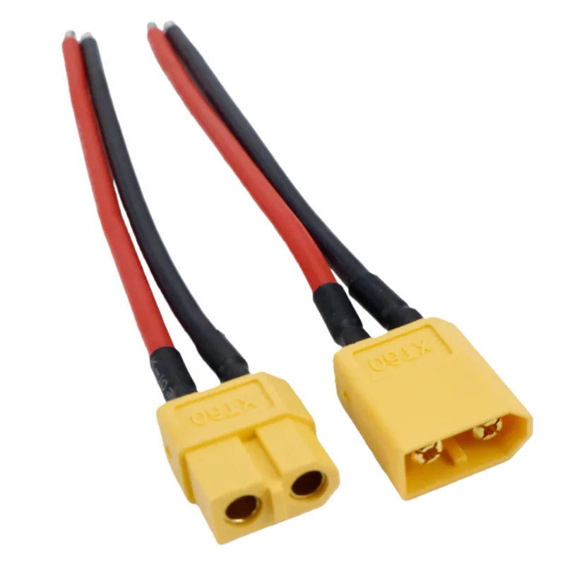 XT60 Battery Male Female Connector Plug with 14AWG Silicone Wire Cable For RC Airplane Lipo Battery ESC FPV Drone Car Boat