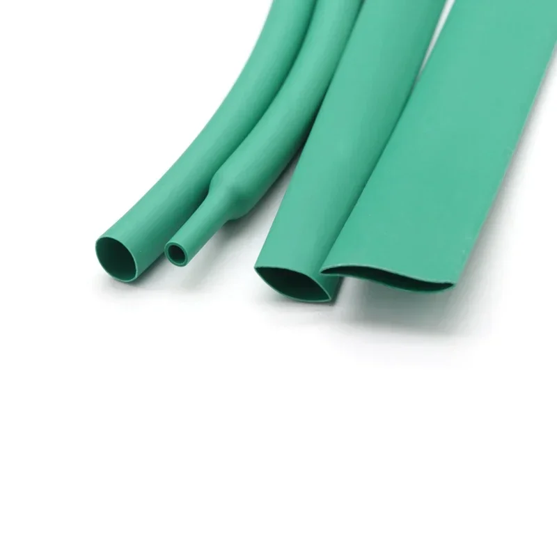 1 Meter Green Dia 1 2 3 4 5 6 7 8 9 10 12 14 16 20 25 30 40 50 mm Heat Shrink Tube 2:1 Polyolefin Thermal Cable Sleeve Insulated