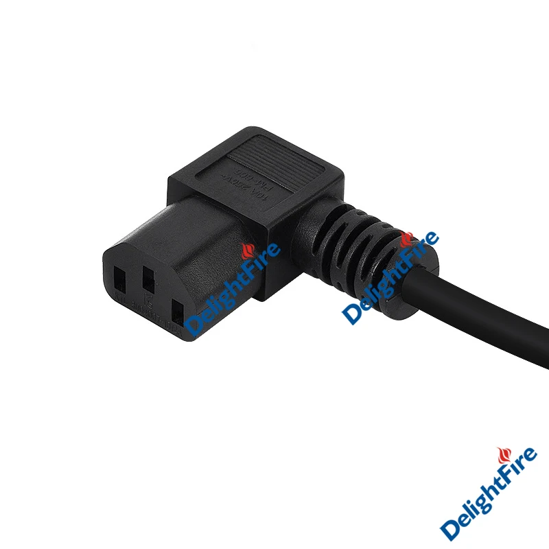 Typ E Stecker AC Netzteil Kabel IEC C13 Rechten Winkel 1,5 m AC Netzkabel Für DJ Studio Lichter PC Computer Monitor LED Projektor