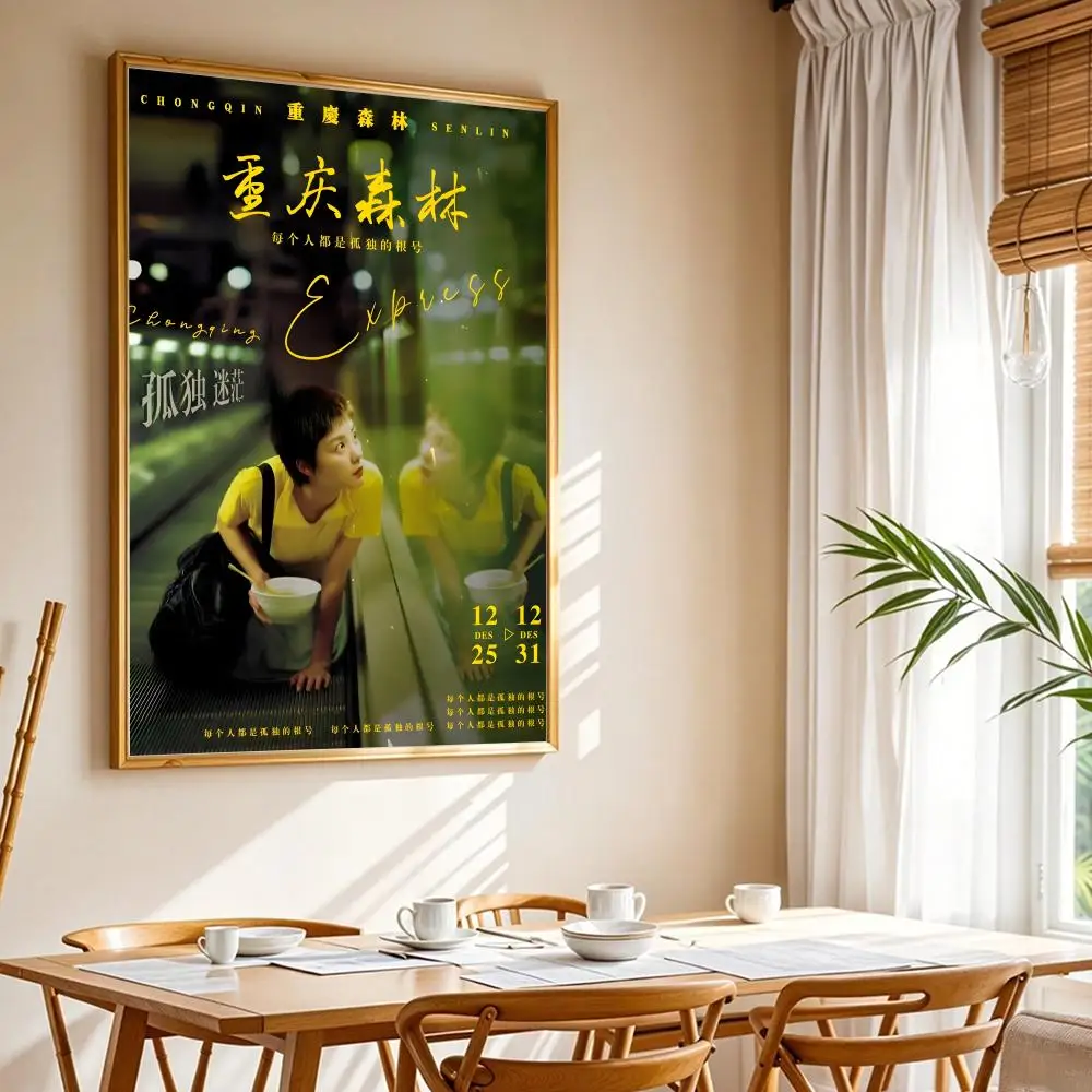 Classic Movie Chungking Express Painting Calligraphy Canvas Poster Wall Art Aesthetic Home Decoration for Living Room