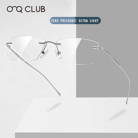 O-Q CLUB мужские титановые очки для чтения — фото модели