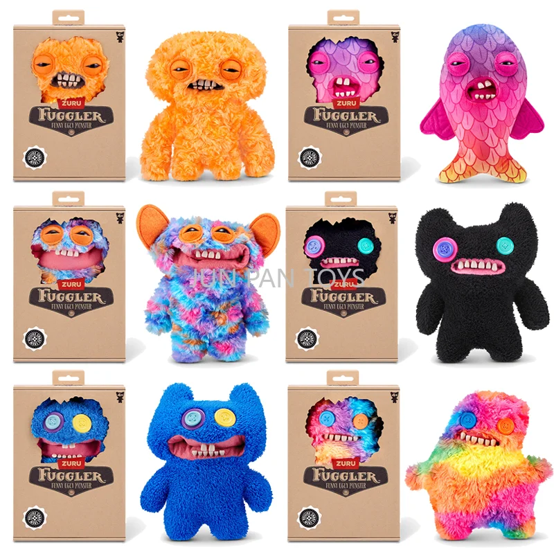 Original Fuggler Chaos Crew 9 Zoll Serie 1 Lustige Hässliche Zähne Monster Klassische Charakter-Mix Weiche Plüschtiere Sammlerstück Kindergeschenk