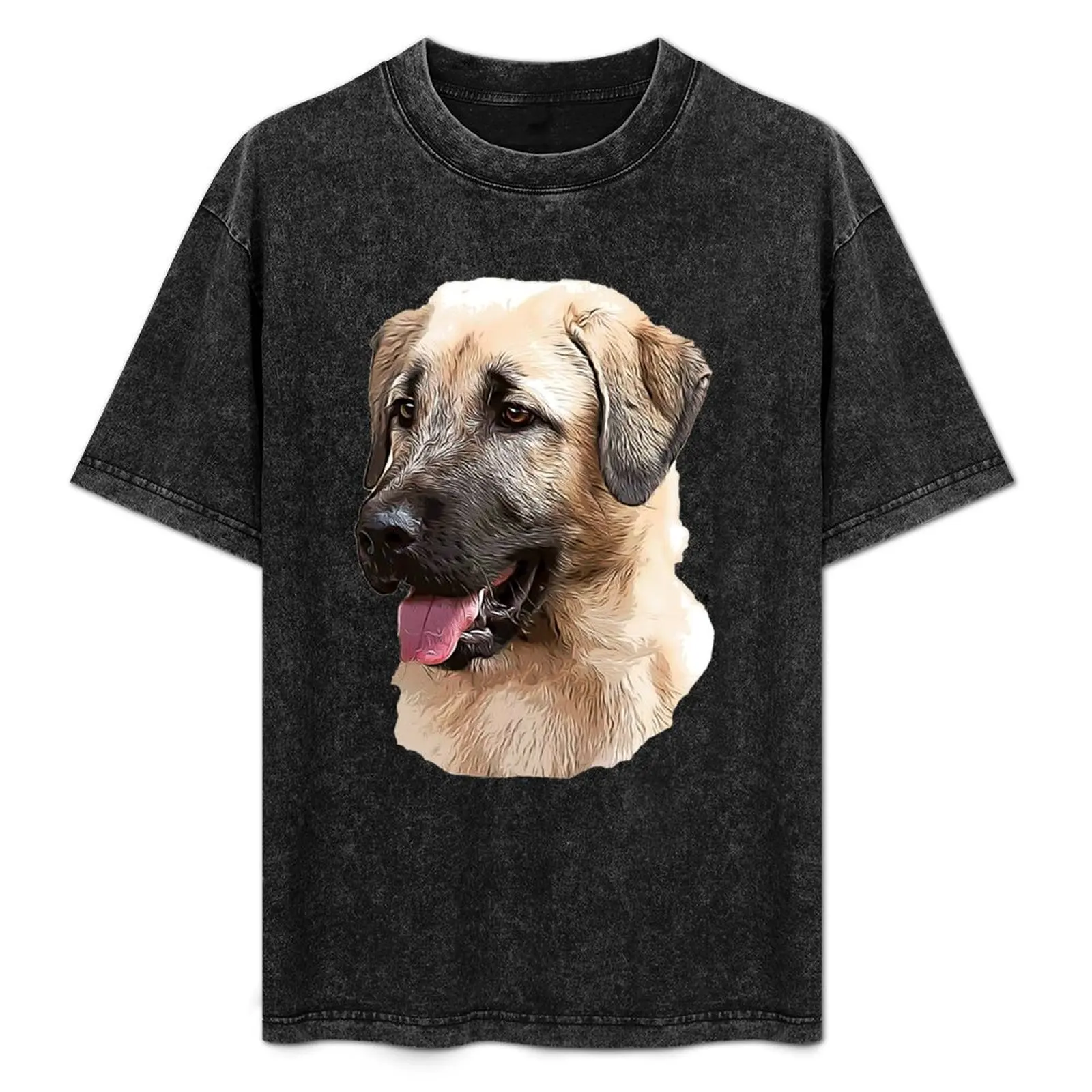 Camiseta Kangal Shepherd de algodón suave y básico de manga corta