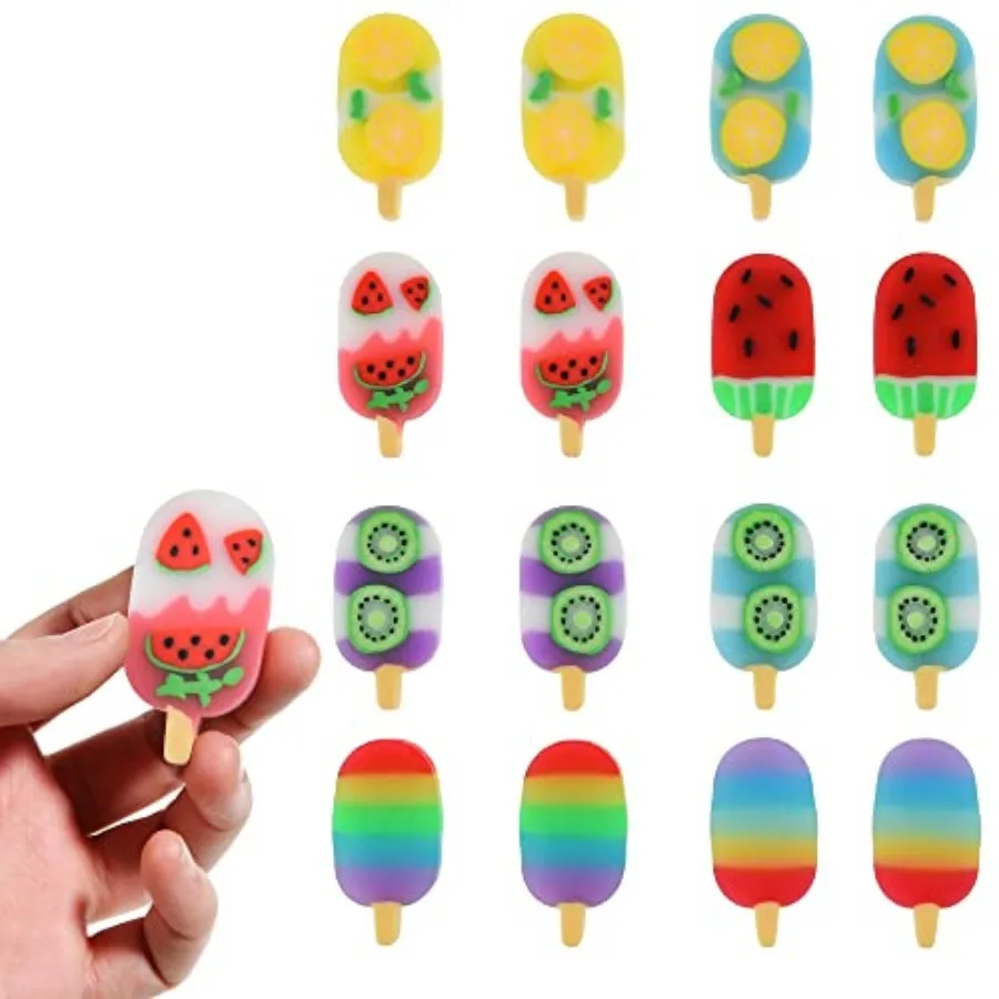 

16Pcs Erasers for Cute Shaped Fun Food Eraser for Classroom Rewards Party Favors