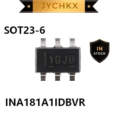 5-10PCS INA181A1IDBVR SOT-23-6 20V/V Gain Current Sense Amplifier High Low Side Current Shunt Monitor IC Chip INA181