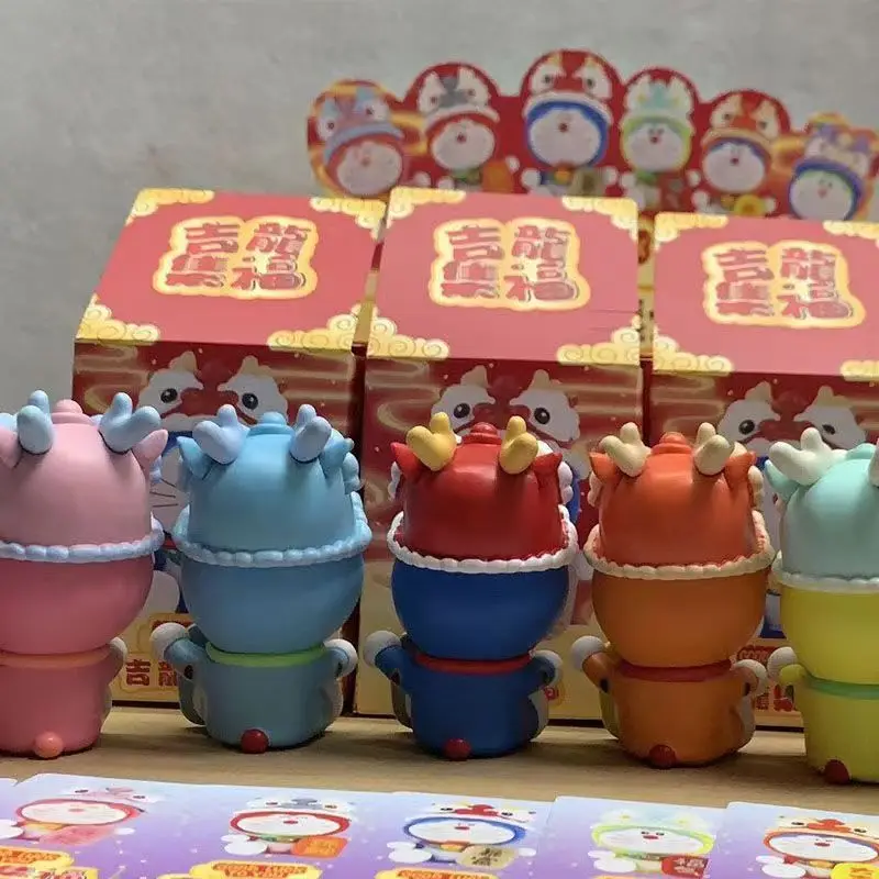 عبقور كوس التنين أرقام عرض صندوق أعمى السنة الجديدة حسن الحظ الروبوتية القط دمية سيارة الإناث عيد ميلاد الإبداعية الأطفال هدية