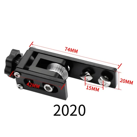 Ender 3 Uppgradering 2020 Profil X-axel 2040 Y-axel Synkronrem Sträckrätningsspännare för Creality CR-10 3D-skrivardel 10 best sales remspännare - №6
