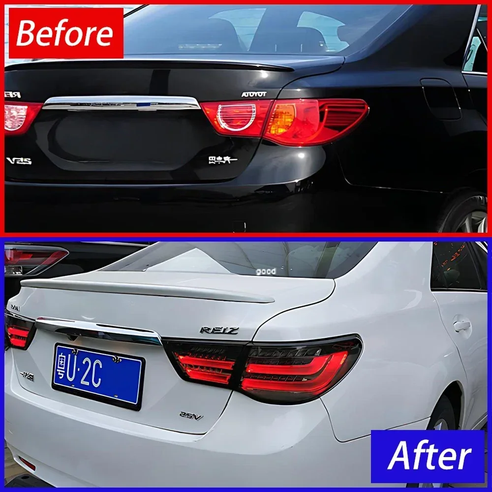 لتويوتا ريز مارك X 2010-2012 السيارات الخلفية مجموعة مصابيح ترقية LED الديناميكية بدوره سيارة أضواء خلفية التوصيل والتشغيل الملحقات